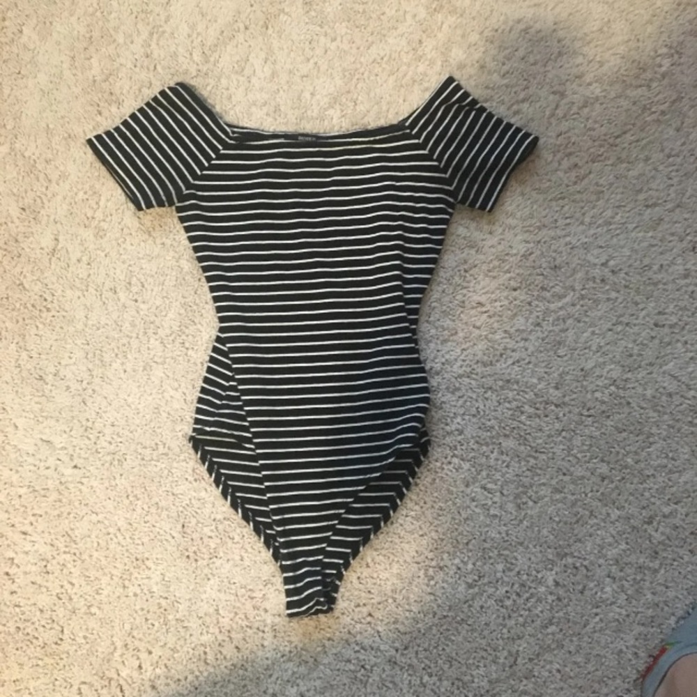 Forever 21 striped bodysuit